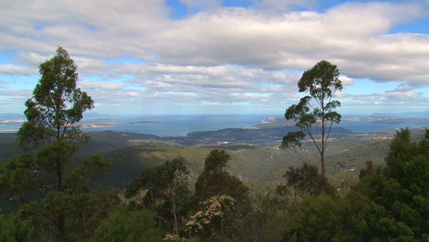 Hobart capital Tasmania island, Australia
