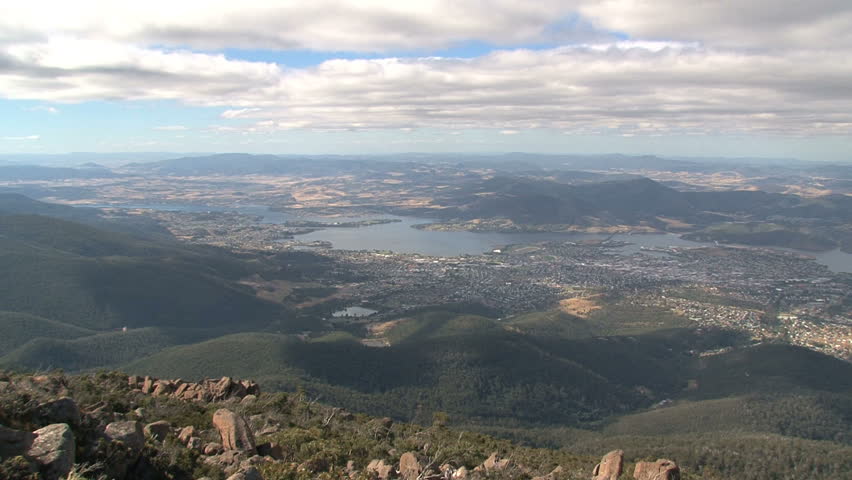 Hobart capital Tasmania island, Australia