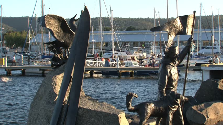 Hobart capital Tasmania island, Australia