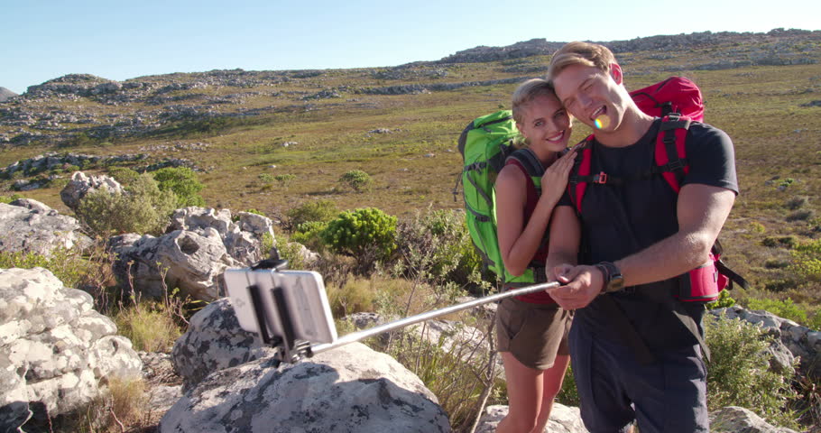 hiking selfie stick