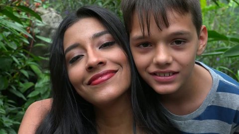 Happy Single Mother and Teen Stock Footage Video (100% Royalty-free) 15559906 | Shutterstock