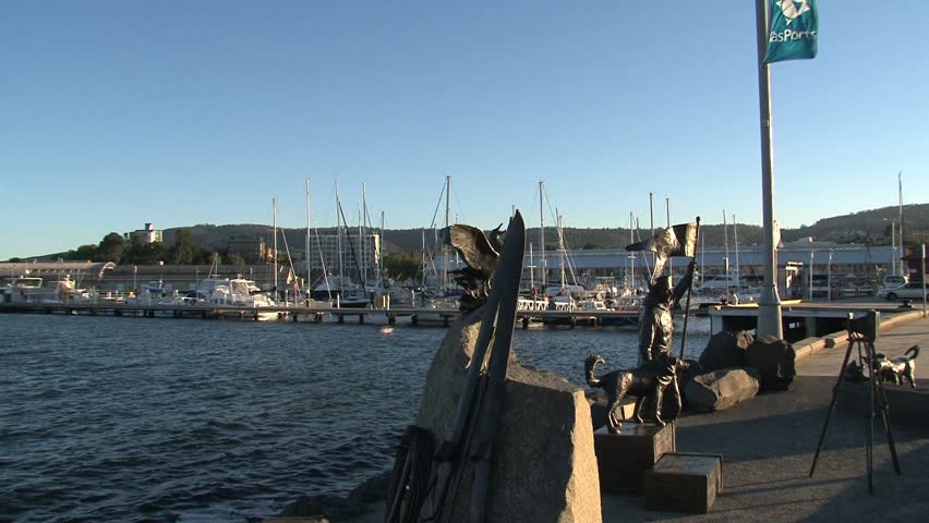 Hobart capital Tasmania island, Australia