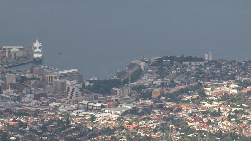 Hobart capital Tasmania island, Australia
