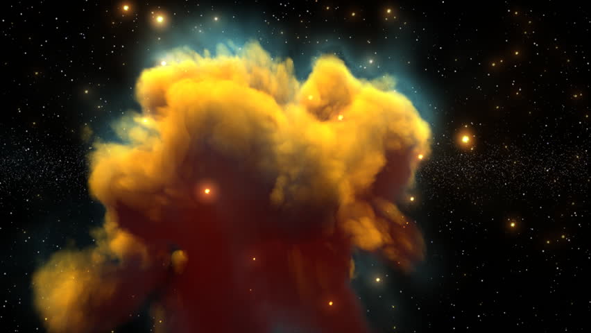 HD animation of a nebula.
