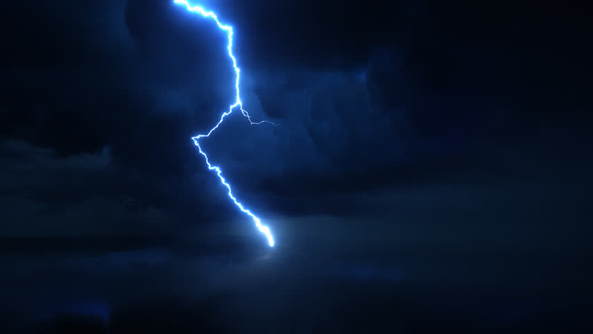 Thunderstorm With High Quality Lightning Stock Footage Video 100 Royalty Free Shutterstock