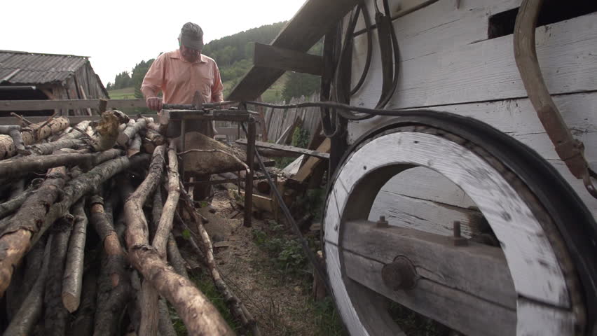 Sawmill in countryside