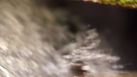 water mill close-up and slow-motion 5