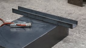 Worker uses gas metal arc welding (especially metal inert gas or MIG welding) to fix the workpieces - Powered by Shutterstock - Get 15% off with code: PIKWIZARD15