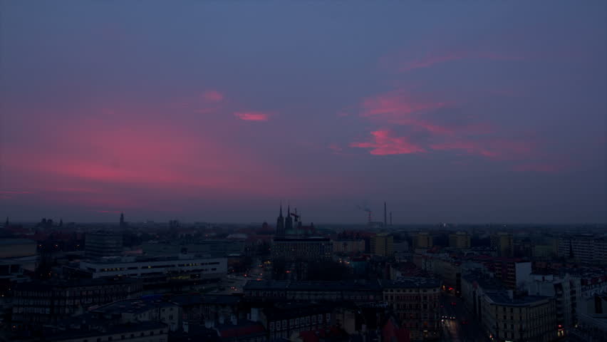 Time Lapse - Wroclaw, Poland, Wroclaw, city skyline, Breslau, architecture and buildings, Wroclove, European capital of culture 2016.