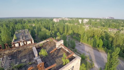 Chernobyl - Hotel Polesie (Woodland) -  Known from the Game S.T.A.L.K.E.R _ Drone Flight