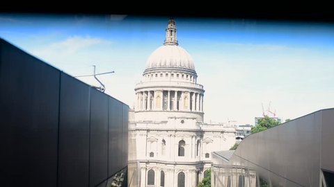 St Paul Cathedral from external elevator.