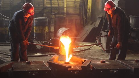 Melting Iron in the Foundry, Iron Casting