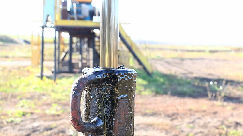spilled oil from wells on land