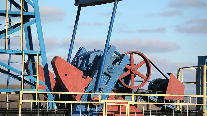 Part of the oil extraction device. Moving mechanism. Earth resources mining