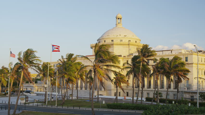 Capitol of Puerto Rico building in San Juan. Landmark in the capital of Puerto Rico. Includes House of Representatives and Senate. Building is also tourist attraction destination near old San Juan.