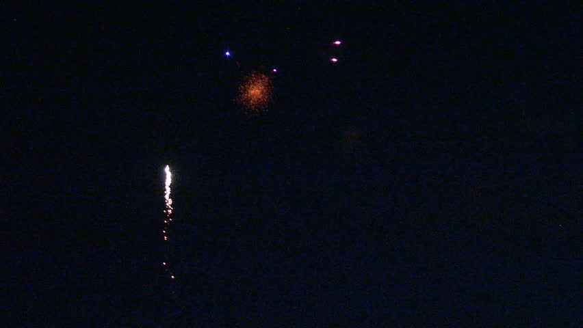 Markham, Ontario, Canada July 2015 Canada day holiday spectacular fireworks display
