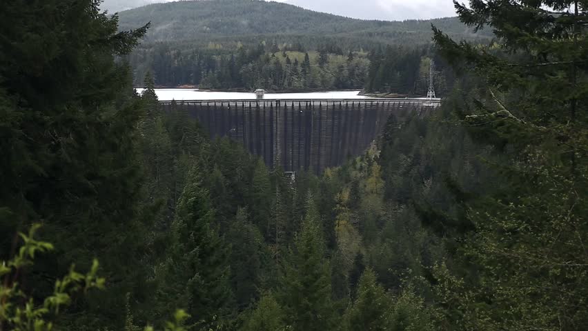 Controversial Dam Lies Abandoned in the Pacific Northwest Between the Evergreen Trees