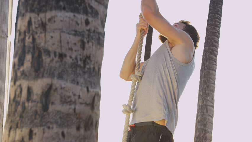 climbing rope workout