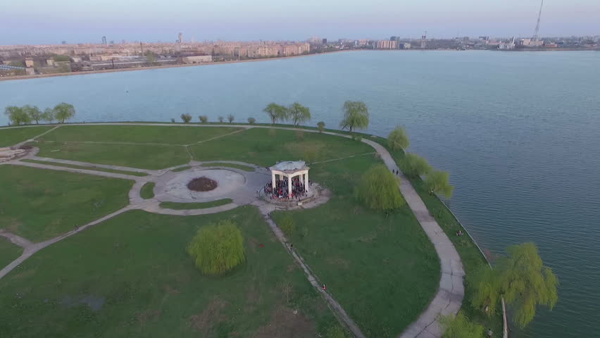 The shore of the lake