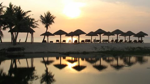 Phu Quoc Island Beach at sunset, Vietnam