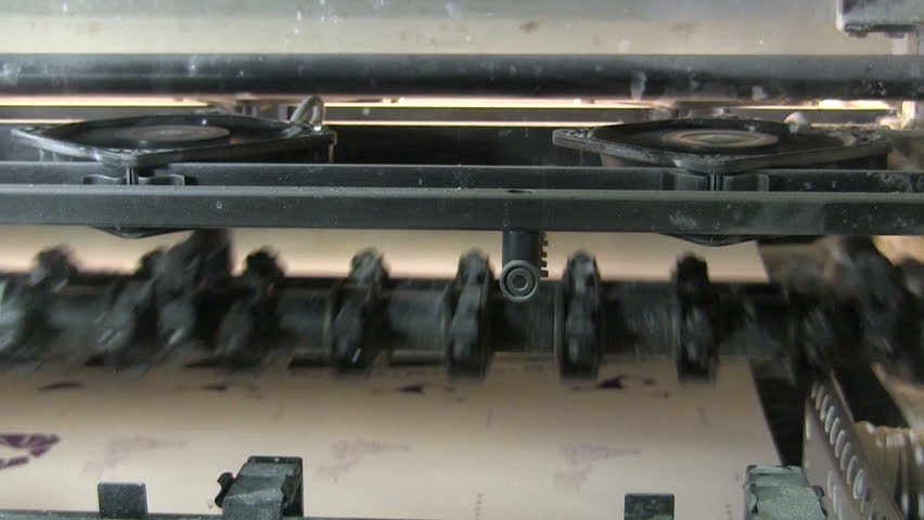 machines in the printing house