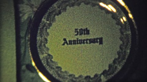 TOPEKA, KANSAS 1959: 50th anniversary wedding inscribed silver platter gift.