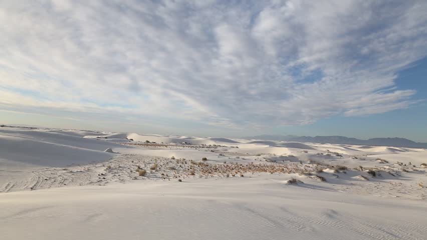 Landscape of the White Sands in New Mexico. White Sands, NM : February, 2016