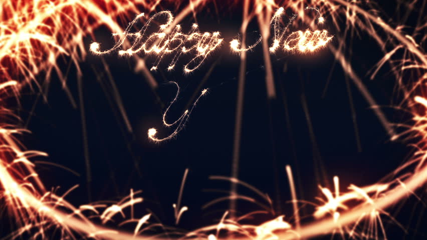 2012 Happy New Year Sparkler