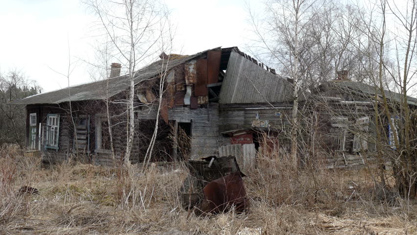 Old Dilapidated House in the Village 9.4.2016.