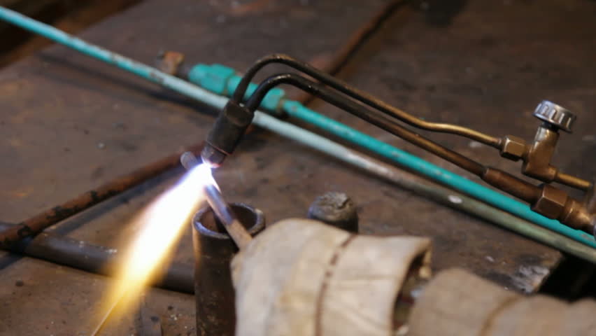 metals bend with gas welding