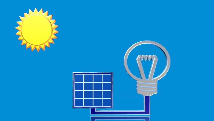 Solar Power Video Animation Stock Footage Video (100% Royalty-free ...