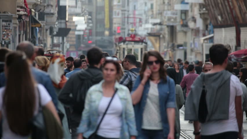 Timelapse Crowds Street Life. Background」の動画素材（ロイヤリティ 