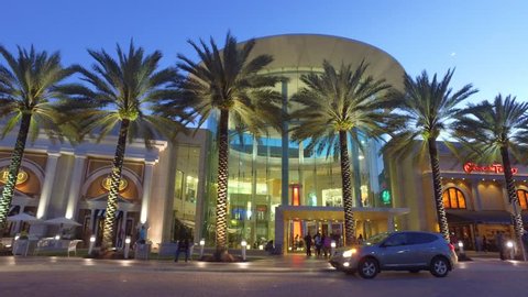 ORLANDO - APRIL 9: Motion video of the Mall at Millenia completed in 2002 and located at 4200 Conroy Road April 9, 2016 in Orlando FL, USA