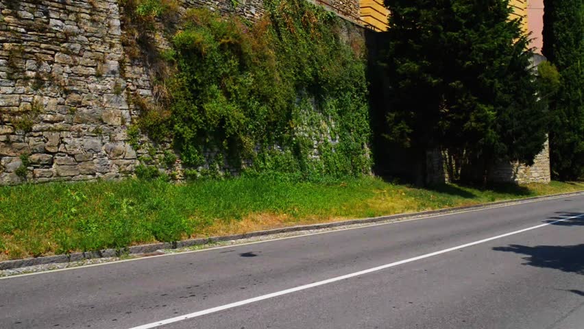 Bergamo is a city in Lombardy, Italy. The foothills of the Bergamo Alps begin immediately north of the town.