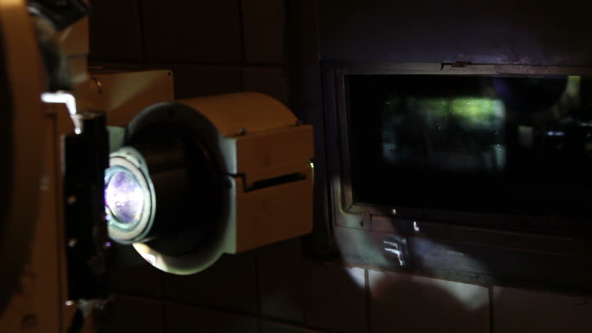 projector showing film