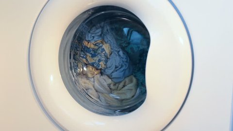 laundry process - sequence Stock Video