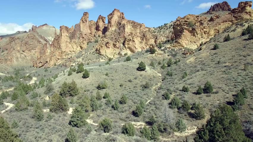 Honeycomb rock formations.