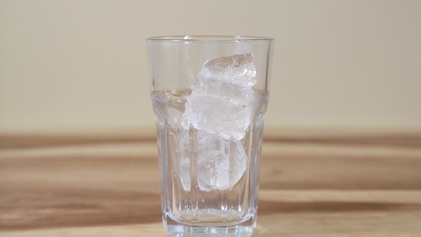 Dink poured into a glass.