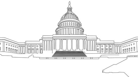 Wisconsin State Capitol Located Madison Wisconsin Stock Vector (Royalty ...