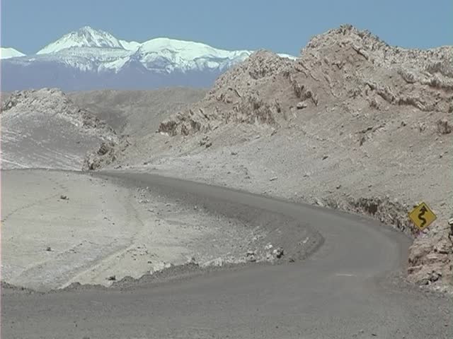 Road in desert Atacama