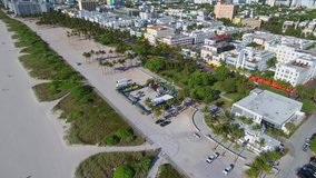 Aerial video Miami Beach real estate