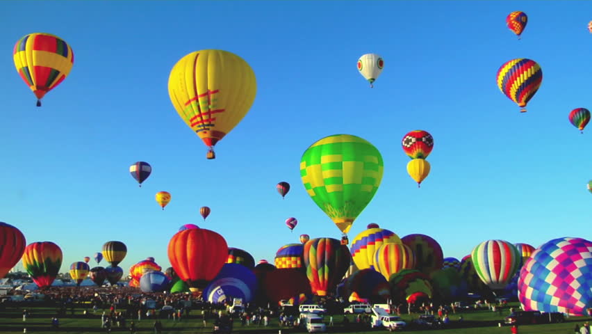 hot air balloon video