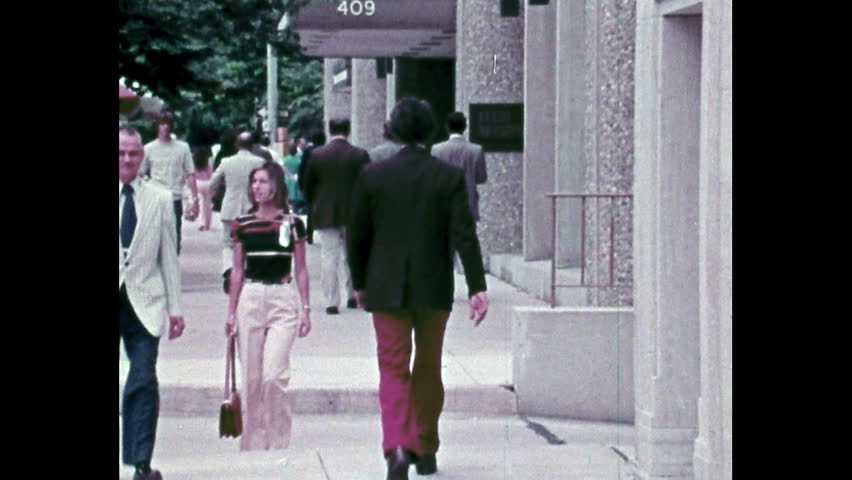 UNITED STATES 1970s: Man Walking Home from Work | Shutterstock HD Video #16041595