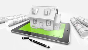 Virtual shopping,  drawing a 3D house on a tablet
 - Powered by Shutterstock - Get 15% off with code: PIKWIZARD15