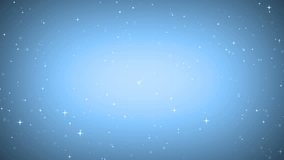 Animation blue with stars background. Abstract blue background with stars. Seamless loop.