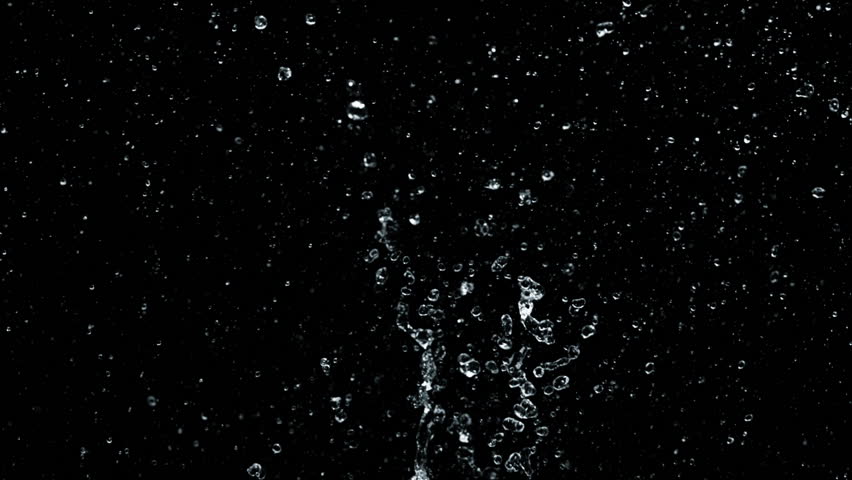 High speed camera shot of an water element, isolated on a black background. Can be pre-matted for your video footage by using the command Frame Blending - Multiply.
 | Shutterstock HD Video #16080601