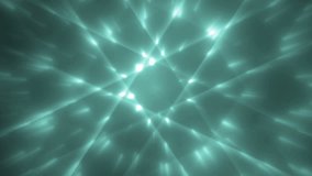 Abstract Neon Background With Rays Sparkles. Animation neon background with rays and sparkles. Seamless loop.