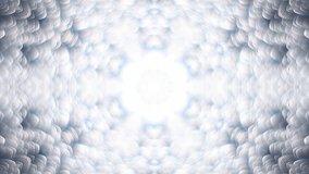 Amazing abstract pattern with six structure of flickering light bubbles. Excellent animated background in stunning full HD clip. Adorable hypnotic visuals for wonderful decorative shimmering intro