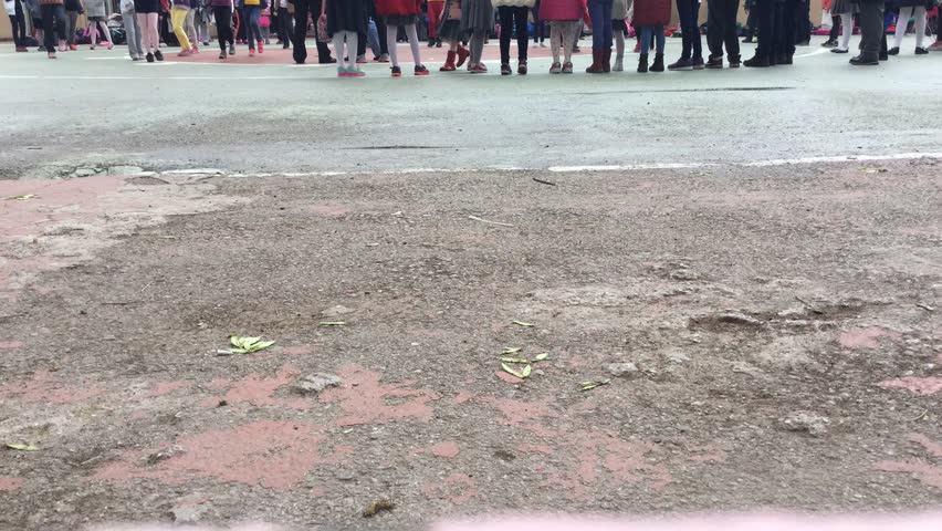 Dancing kids at garden.