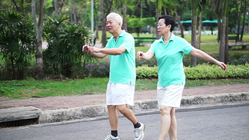 Happy Asian Senior Couple Walking Stock Footage Video (100% Royalty-free)  16168678 | Shutterstock